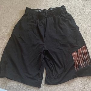 Black & Orange Nike Dri-Fit Basketball Shorts